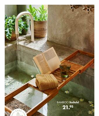 Casa Bamboo Badtafel aanbieding