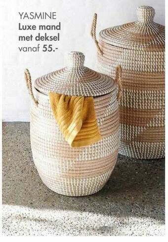 Yasmine Luxe Mand Met Deksel