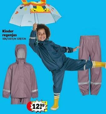 Kruidvat Kinder regenjas aanbieding