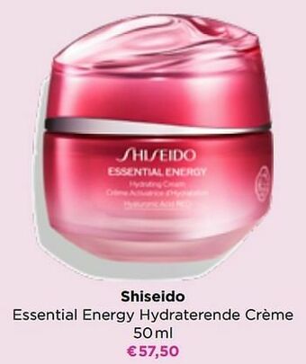 ICI PARIS XL Shiseido essential energy hydraterende crème aanbieding