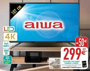 Cora Aiwa tv led led-tv led433uhd aanbieding