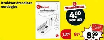 Kruidvat Kruidvat draadloze oordopjes aanbieding