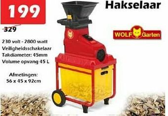 Wolf garten hakselaar