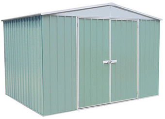 Metalen tuinhuis Regent 300 x 292 x 206 cm groen