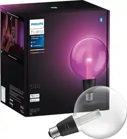 Coolblue Philips Hue Lightguide Globe XL White and Color E27 aanbieding