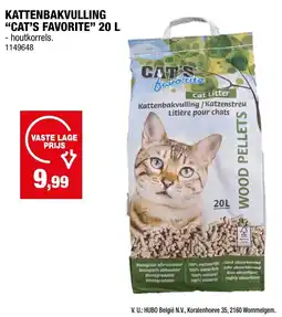 Hubo Kattenbakvulling cat's favorite aanbieding