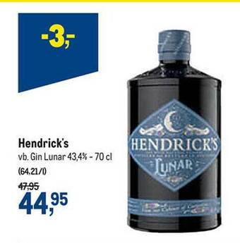 Hendrick's Gin Lunar