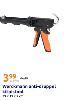 Action Werckmann anti-druppel kitpistool aanbieding