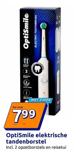 Action OptiSmile elektrische tandenborstel aanbieding