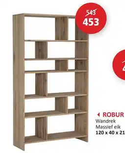 Weba Wandrek massief eik aanbieding