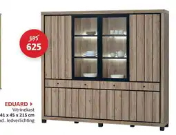 Weba Vitrinekast Eduard aanbieding