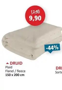 Weba Druid plaid aanbieding