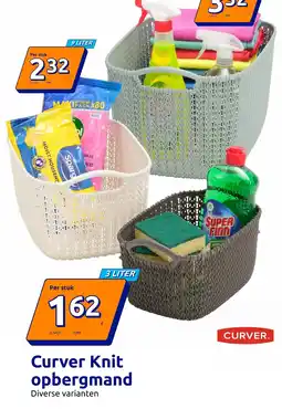 Action Curver Knit opbergmand aanbieding