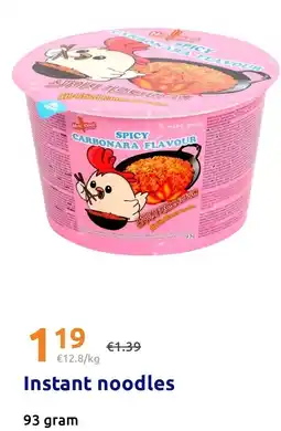 Action Instant noodles aanbieding