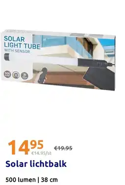 Action Solar lichtbalk aanbieding