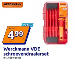 Action werckmann vde schroevendraaierset aanbieding