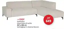 Weba Eddy hoeksalon aanbieding