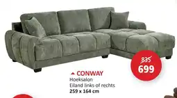 Weba conway hoeksalon aanbieding