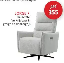 Weba Jorge relaxzetel aanbieding