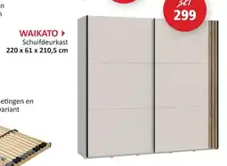 Weba Waikato schuifdeurkast aanbieding