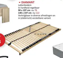 Weba Diamant lattenbodem aanbieding