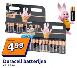 Action Duracell batterijen aanbieding