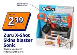 Action Zuru X-Shot Skins blaster Sonic aanbieding