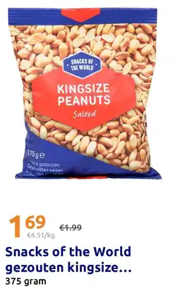 Action Snacks of the World gezouten kingsize aanbieding