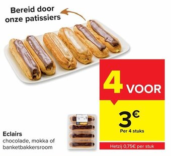 Carrefour Market Eclairs aanbieding