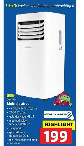 Comfee Mobiele Airco