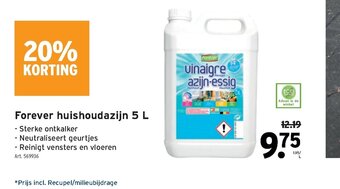 GAMMA Forever huishoudazijn 5 L aanbieding