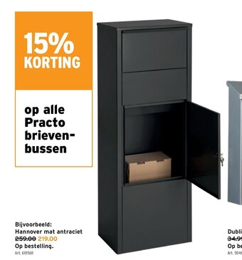 GAMMA Hannover mat antraciet aanbieding