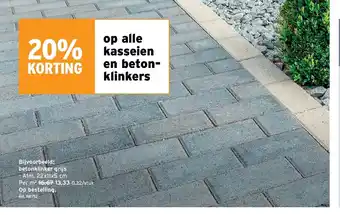 GAMMA Op alle kasseien en betonklinkers 22 x 11 x 5 cm aanbieding