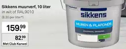 Karwei Sikkens muurverf aanbieding