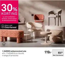 Karwei karwei eetkamerstoel lola aanbieding