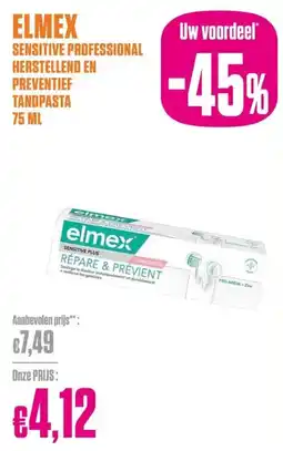 Medi Market elmex sensitive professional herstellend en preventief tandpasta aanbieding