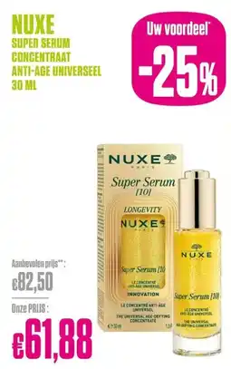 Medi Market Nuxe super serum [10] aanbieding