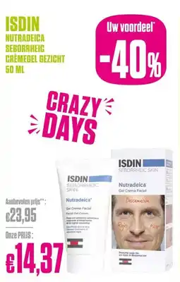 Medi Market isdin nutradeica seborrheic crèmegel gezicht aanbieding