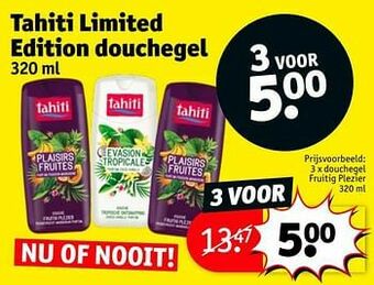 Kruidvat Douchegel fruitig plezier aanbieding