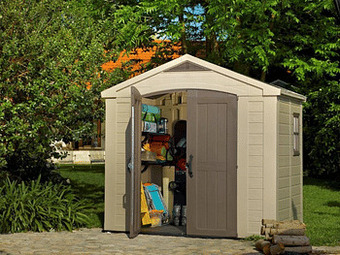 Makro Keter Tuinhuis Factor 86 256 x 182 x 243 cm aanbieding