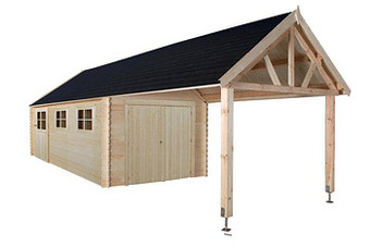 Garage Cambridge 320 x 535 cm met extensie 28 mm