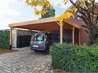 Carport Redwood 600 x 600 cm
