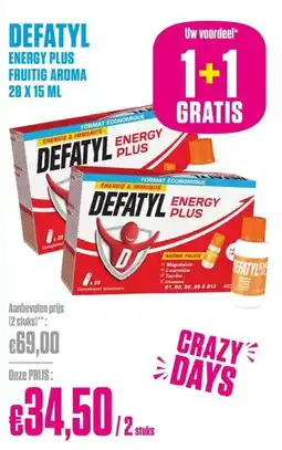 Medi Market Defatyl energy plus aanbieding