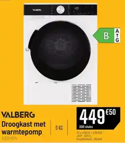 Electro Depot Valberg droogkast met warmtepomp aanbieding