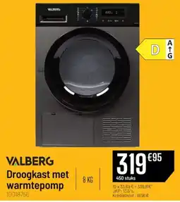 Electro Depot Valberg droogkast met warmtepomp aanbieding