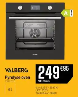 Electro Depot Valberg pyrolyse oven aanbieding