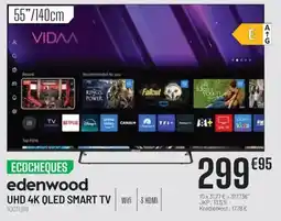 Electro Depot edenwood UHD 4K QLED SMART TV aanbieding