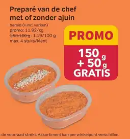 Bon Ap Preparé van de chef met of zonder ajuin aanbieding