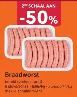 Bon Ap Braadworst aanbieding