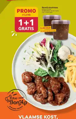 Bon Ap Bereid stoofvlees aanbieding